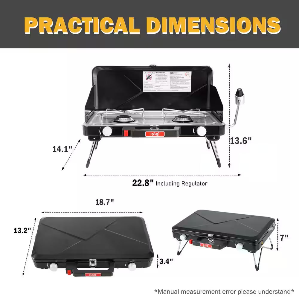 Portable Foldable Camping Propane Stove