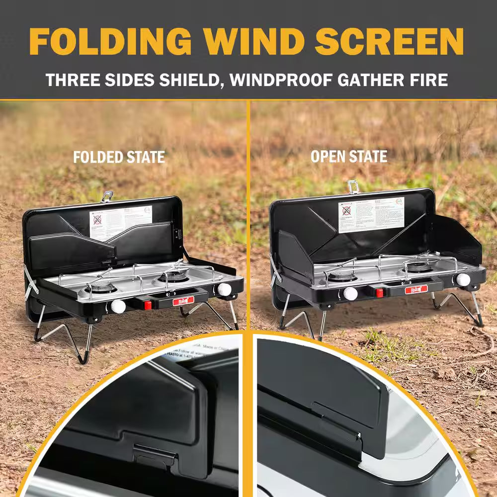 Portable Foldable Camping Propane Stove